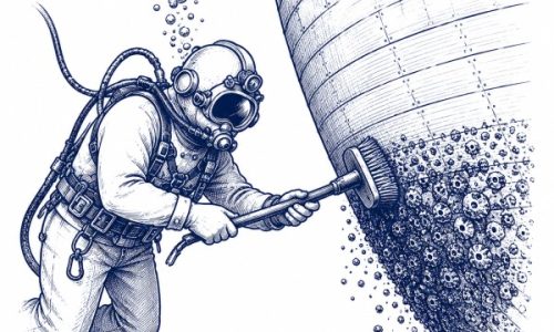 Unterwasser-Schiffswartung